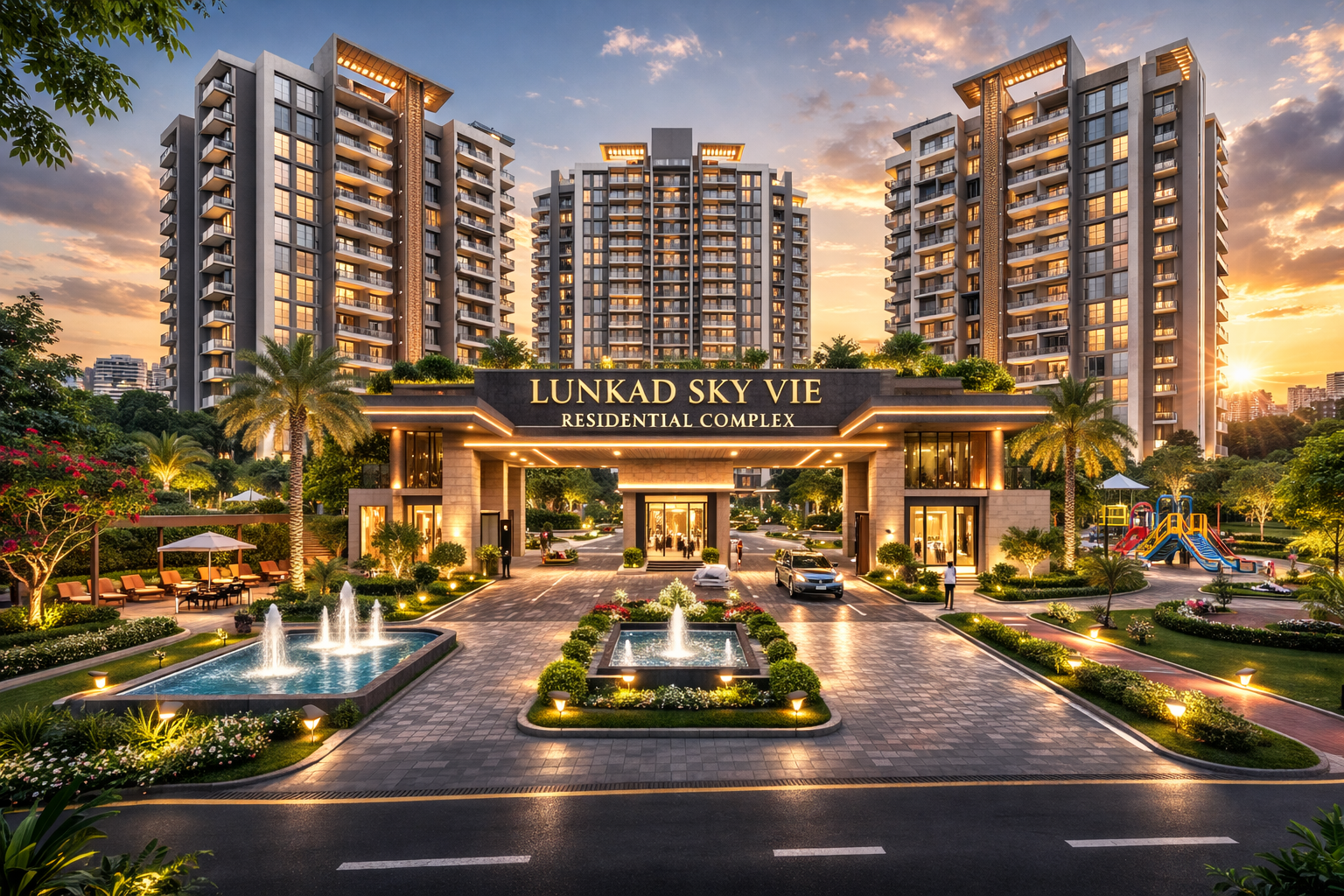Lunkad Sky Vie - Contemporary residential complex